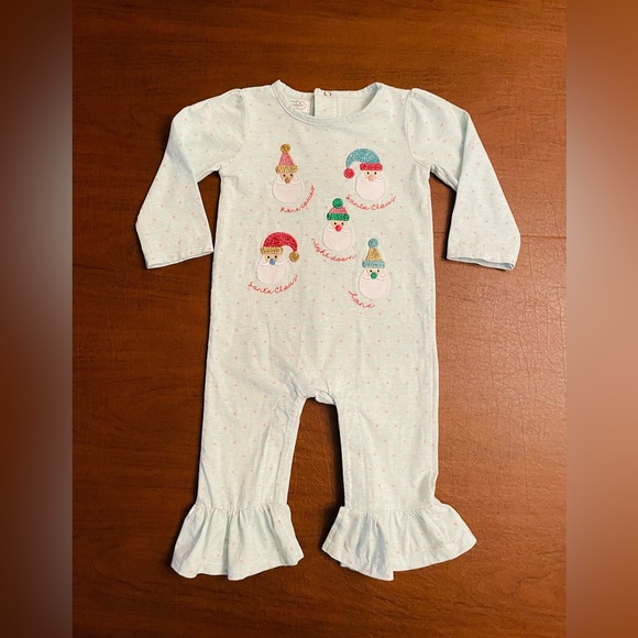 Mud Pie Other - Mud Pie Santas One Piece - Size 6-9 Months